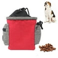 thumbnail image 1 of Bolsa de golosinas para perros, bolsa de golosinas para perros pequeños y grandes, lleva fácilmente juguetes para mascotas, croquetas, golosinas, dispensador de bolsas para excrementos integrado, 1 of 8
