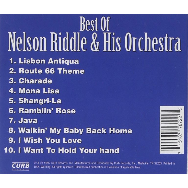 Nelson Riddle - Best of - Easy Listening - CD - Walmart.com