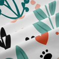 thumbnail image 4 of Manfei Kawaii Dog Shower Curtain 72Wx84L,Floral Animal Bathroom Shower Curtain, 4 of 6