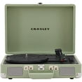 thumbnail image 2 of Crosley CR8005F-MT Cruiser Plus Vintage 3-Speed Bluetooth in/Out Suitcase Turntable, Mint, 2 of 15