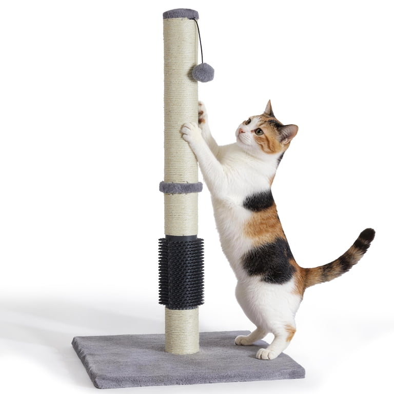 cat scratching post and perch Petmaker Cat Scratching Post Tower Scratch Pad