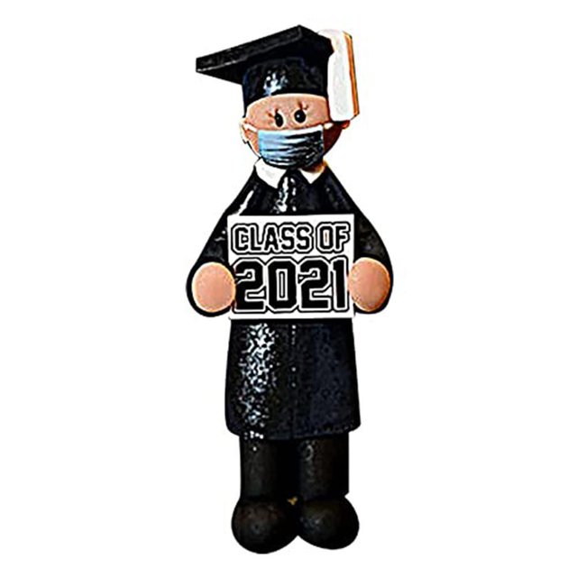 Graduación 2021 Decoraciones Estatua De Resina Adorno De Graduación Sombrero De Soltero Colgante De Muñeca Colgante Conmemorativo De Graduación Yuarrent AP007663-04