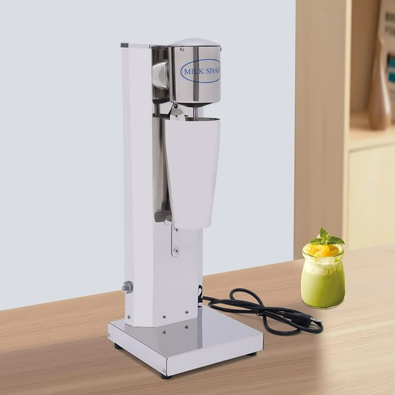800ml/cup  Classic Milkshake Maker Machine Stainless Steel Milkshake Maker,Drink Mixer Blender for Coffee,Milk, Soft Ice Cream and Shakes(Single Head Related Sets)
