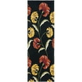thumbnail image 5 of SAFAVIEH Soho Noah Floral Wool Area Rug, Black/Multi, 2' x 3', 5 of 9