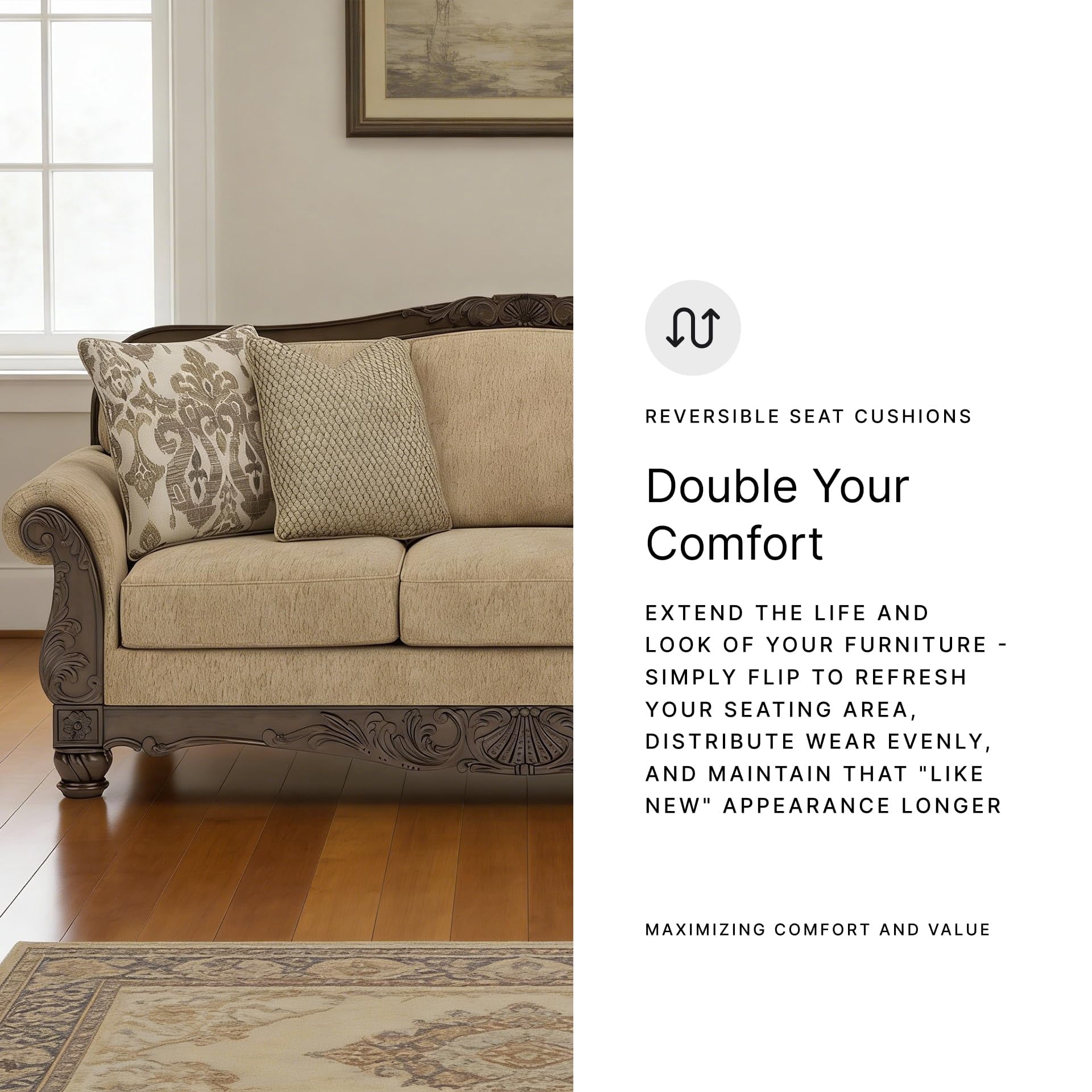 Signature Design by Ashley Stanmore Brown Sofa