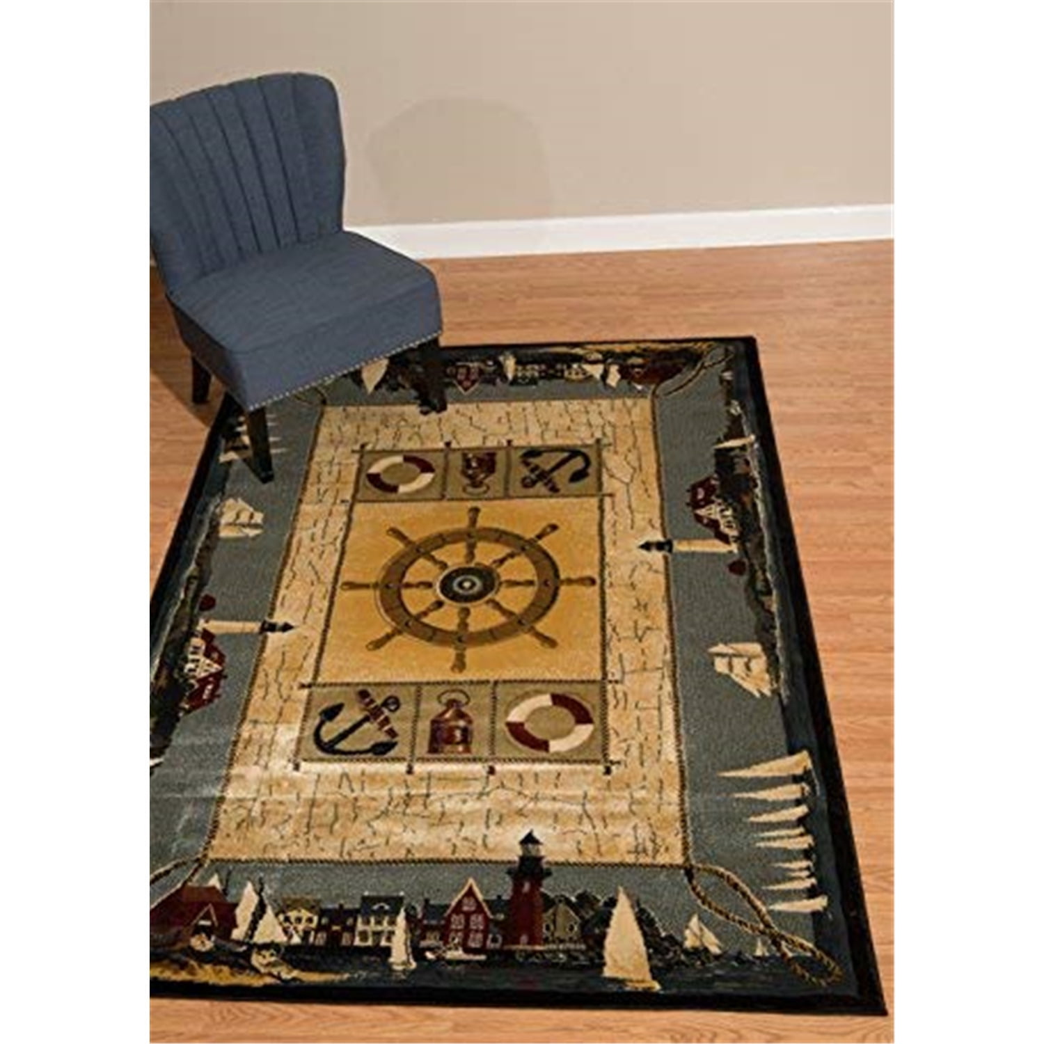 United Weavers of America Genesis Collection Seascapes Heavyweight Heat