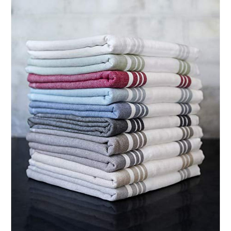 All-Clad Antimicrobial Kitchen Towel | Check Cappuccino