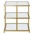 thumbnail image 3 of Henn&Hart 22" Gold Side Table, 3 of 5