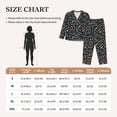 thumbnail image 4 of Zufioo Golf Accessories Women's Pajamas Set Long Sleeve Shirts & Long Pants 2 Piece Pjs Sleepwear with Pockets，Pajama Set Top With Pants，Lounge Sets Long Sleeve Sleepwear-XX-Large, 4 of 7