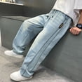 thumbnail image 6 of JAJAHO Boys Denim Pants For Kids Teens Wide Leg Elastic Waist Jeans Shorts Casual Summer Outfit 5-16Y Trendy Bottoms, 6 of 6