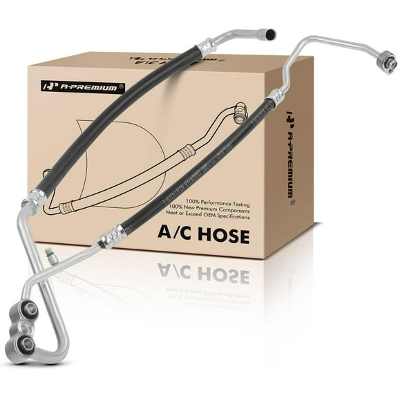 A-Premium A/C Manifold Suction and Discharge Hose Assembly Compatible with Dodge Ram 2500 2006-2009 Ram 3500 2006-2007 L6 5.9L 6.7L OHV Diesel