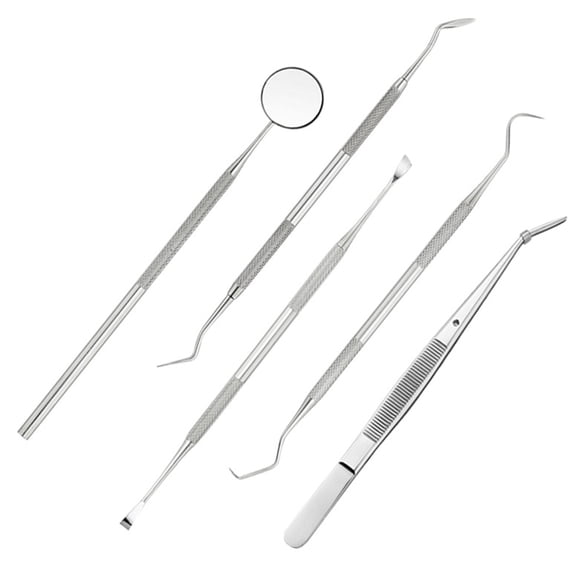 Espejo de Acero inoxidable Vogacara conjunto de herramientas preparadas para dentista Kit de sonda cuidado dientes Type10 NO10