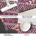 thumbnail image 3 of Brown Ethnic Pattern Kitchen Rug Mat,Kitchen Runner Rugs Non Skid Washable,Decorative Kitchen Floor Mats for Kitchen,Sink,Laundry,17"X47", 3 of 5