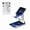 Galaxy Star Space, variant on WIRESTER White Foldable Phone Stand for Desk, Adjustable Portable Cell Phone Holder for iPhone 17, 16, 15, 14 and Android Smartphones - Bamboo Wood-Look Texture