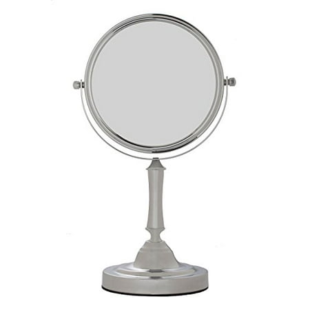 Sagler Vanity Mirror Chrome 6 Inch Tabletop Two Sided Swivel With 10x Magnification Makeup 11 Height Finish Canada Sagler Vanity Mirror Chrome 6 Inch, Swivel Vanity Mirror Chrome