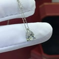 thumbnail image 2 of 2Ct Pear Cut VVS1 Diamond Solitaire Pendant 14K White Gold Finish 925 Silver 18" Free Chain, 2 of 3
