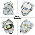 thumbnail image 5 of FORMRS Mini Backpack Purse for Women Travel Daypack Casual Shoulder Bag, Blueberry Pancake Pattern, 5 of 7