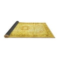 thumbnail image 2 of Ahgly Company Indoor Square Persian Yellow Traditional Area Rugs, 8' Square, 2 of 4