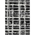 thumbnail image 2 of Addison Rugs Chantille Indoor/Outdoor Transitional Stripes Black Washable Rectangle Rug, 2'6" x 3'10", 2 of 6
