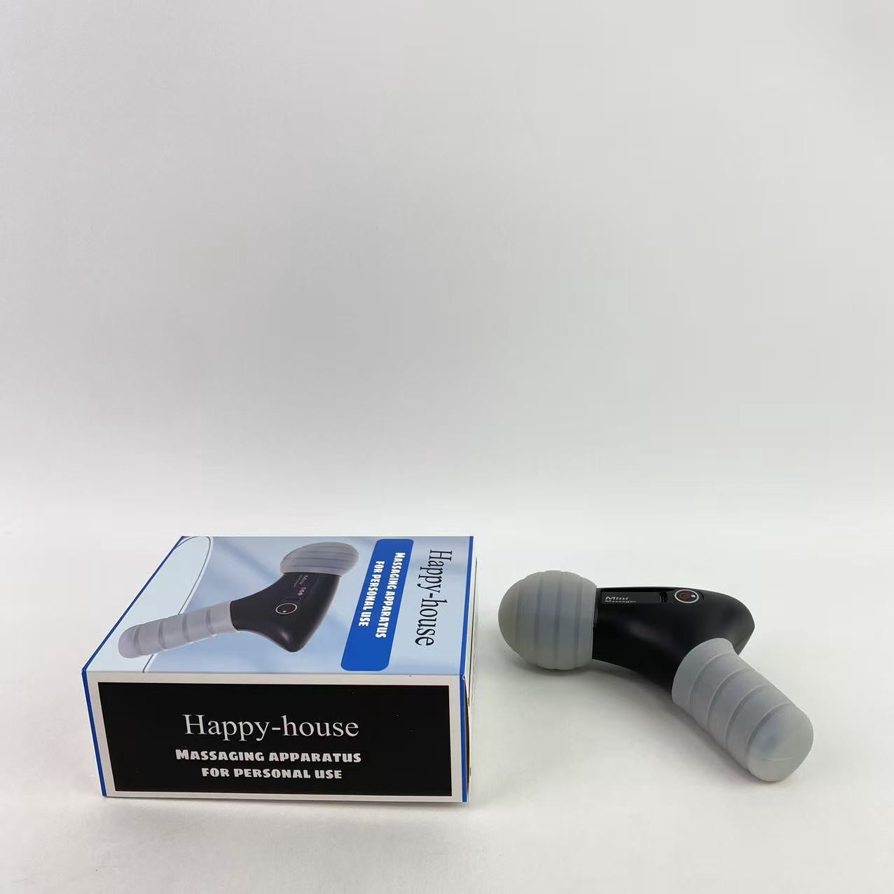 Happy-house Massaging apparatus for personal use,Massage Gun, Small Travel Tool, Massage Gun Deep Tissue,Percussion Handheld Portable Muscle Massager Tool (Black)