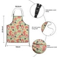 thumbnail image 3 of Cute Pink Hedgehog Pattern Kids Aprons for Girls and Boys,Adjustable Neck Strap Toddler Aprons for Kids Cooking Baking, 3 of 6