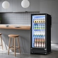thumbnail image 5 of Simzlife Commercial&Residential Merchandiser Refrigerator, Outdoor Beverage Refrigerator with Double-Tempered Glass Door, Beverage Cooler for Bar, Office, Restaurant, 5 of 12