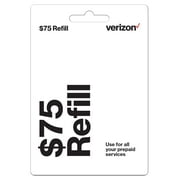 Verizon Wireless $75 Prepaid Refill Card e-Pin Top Up (Email Delivery)