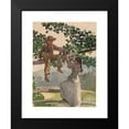 thumbnail image 2 of Winslow Homer 15x18 Black Modern Framed Museum Art Print Titled - On the Fence (1878), 2 of 5