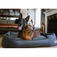 thumbnail image 7 of P.L.A.Y. Lounge Bed: Houndstooth - Black/Gray, Small - Luxury Pet Bed, Dogs & Cats, Removable Reversible Cushion, Machine Washable, 24 x 19 x 7", 7 of 7