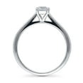 thumbnail image 4 of BERRICLE Sterling Silver Solitaire Wedding Engagement Rings 0.4 Carat Princess Cut Cubic Zirconia CZ Promise Ring for Women, Rhodium Plated Size 7, 4 of 8