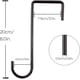 thumbnail image 2 of 6 Pieces Vinyl Fence Hook Plant H Hanging Brackets For Hanging S, Plants Planters, Bird Er, Ening Rat 3-8inch (), 2 of 5