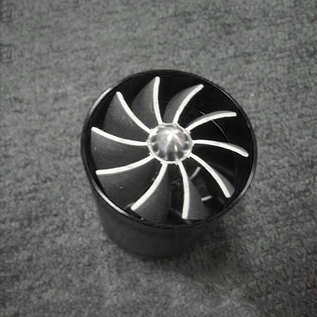 Turbocompresor De Motor De Coche, Ventilador De Ahorro De Combustible De Gas De Entrada De Aire De Doble Cara, Filtro De Aire De Aleación De Aluminio Para Coche, Pieza De Repuesto De Coche, Vogacara VI008896-01