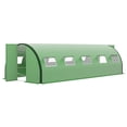 thumbnail image 3 of Outsunny Tunnel Greenhouse w/ Doors and Windows, 24.6' x 10' x 6.6', Green, 3 of 10