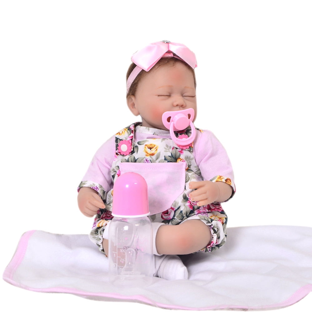 17 Inches Sweet Cute Reborn Baby Doll Costume Accessories Set Cloth
