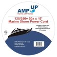 Marine & RV Cords 125/250v 50 amp x 15' Marine Shore Power Boat
