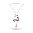 thumbnail image 1 of 200ml Decorative Flamingo Wine Glass , Home Bar Restaurant Cocktail Goblet, 1 of 5
