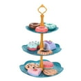 thumbnail image 3 of Ensemble de 11 Pcs-Simulation Thé de l'Après-midi Jouet Interactif Réaliste Mini Gâteau Biscuit Beignet Modèle Jouet pour Garçons Filles Jouets de Simulation, 3 of 9