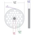 thumbnail image 4 of TSM #10/12 Stainless Steel Meat Grinder Plate (3/8"), 4 of 4