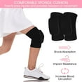 thumbnail image 6 of Knee Pads for Kids Suit for Age 7-12 Years, Wrestling Knee Pads Volleyball Knee Pads Thick Sponge Youth Girls Anit-Slip Sport Knee Support Brace for Volleyball Dance Yoga Running Climbing Black, 6 of 6