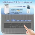 thumbnail image 4 of M optimized 8,000 BTU Portable Air Conditioner, 3-in-1 AC Unit with Remote Control, LED Display, 24H Timer, Quiet Air Cooler for 420 Sq.Ft. Room with Dehumidifier, Window Installation Kit, 4 of 8