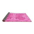 thumbnail image 2 of Ahgly Company Indoor Square Oriental Pink Traditional Area Rugs, 5' Square, 2 of 4