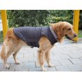 thumbnail image 5 of Abrigo impermeable para perros, chaleco cálido de invierno, ropa para perros a prueba de viento, chaleco de disfraz, ropa para mascotas para perros con orificio para arnés (gris) Rojo Verde RV1016-0124252FYD, 5 of 5