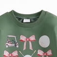 thumbnail image 4 of mgoYE Newborn Baby Boy Girl Hunting Clothes Duck Bow Sweatshirt Romper Long Sleeve Bubble Romper Bodysuit Outfit(Green,3-6 Months), 4 of 6