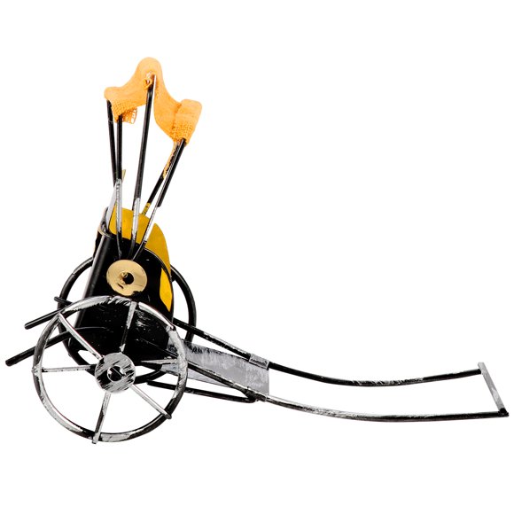 Hytrove Adorno De Vintage En Metal Amarillo Ideal Para Y Oficina