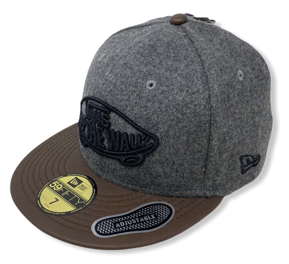 Team Fitted Hat Cap - Charcoal/Brown 
