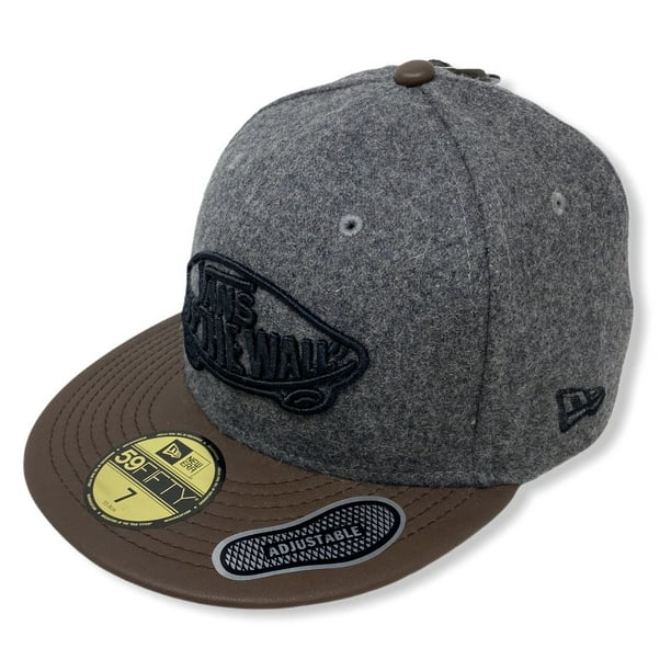 Vans Off The Wall New Era 59FIFTY Home Team Fitted Cap - Charcoal/Brown 5/8) - Walmart.com