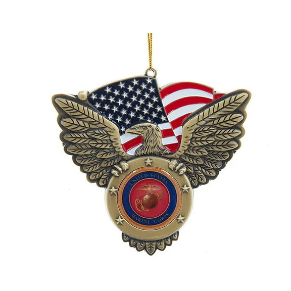 Kurt Adler US Marine Corps Eagle with Seal Christmas Tree Ornament MC9211