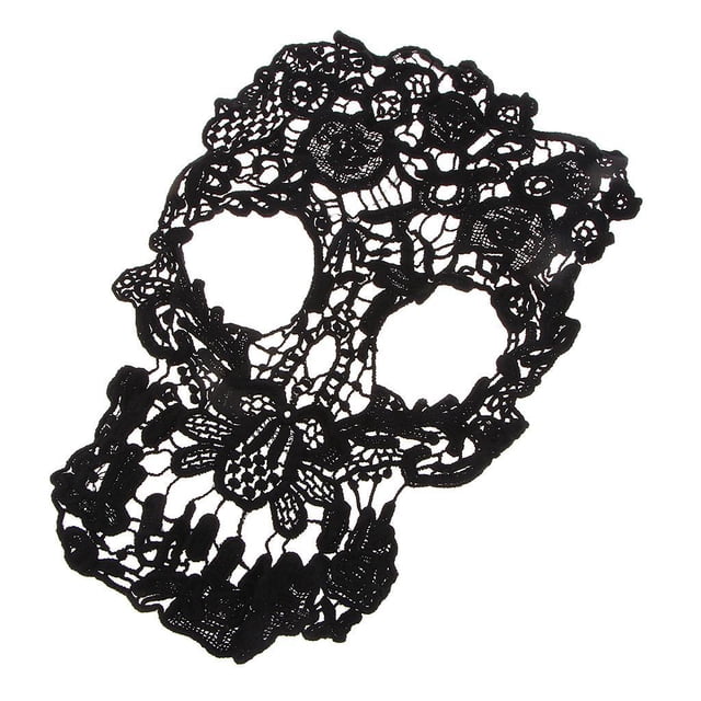 Borde de Tela de Cuello de Encaje con de Negra, de Escote de Tela de Encaje Gótico de Bricolaje, sanía de Punk Pa BLESIY Apliques de encaje