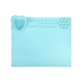 thumbnail image 2 of Silicone Craft Mat Epoxy Making Tool Silicone Mat for Graffiti Mat Painting Blue, 2 of 9