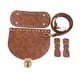 thumbnail image 2 of Conjunto de tejido para bolso de piel sintética, accesorios multifuncionales para bolso bandolera. Marrón, 2 of 9